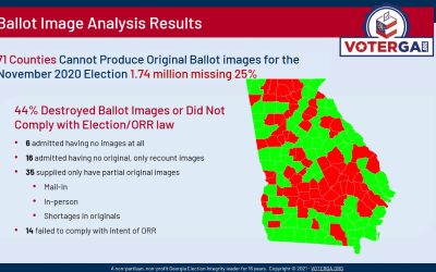 BREAKING EXCLUSIVE: Voter GA Reports that 1.7 MILLION 2020 Election Ballot Images in Georgia Were Destroyed